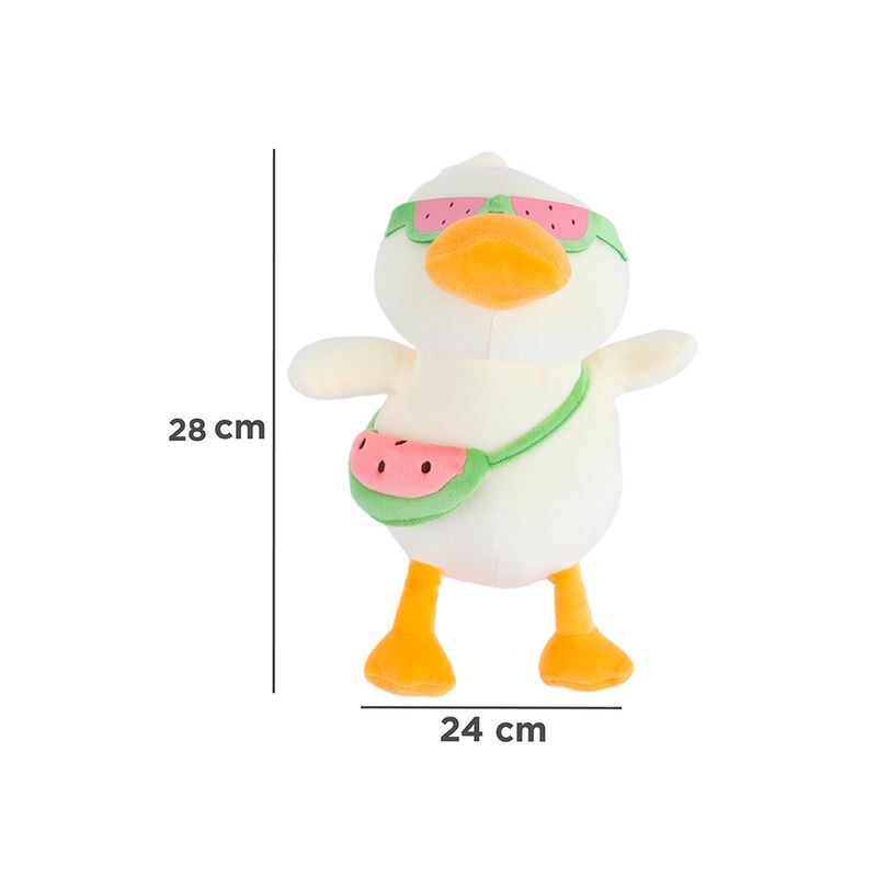 Peluche-serie-playa-pato-buceador-sandia-serie-miniso-Miniso-9-27259