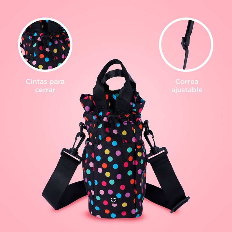 Bolso-porta-botella-miniso-serie-puntos-de-colores-negro-Miniso-6-27279