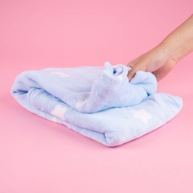 Manta miniso serie estrellas 120cm x 90cm azul -  Miniso