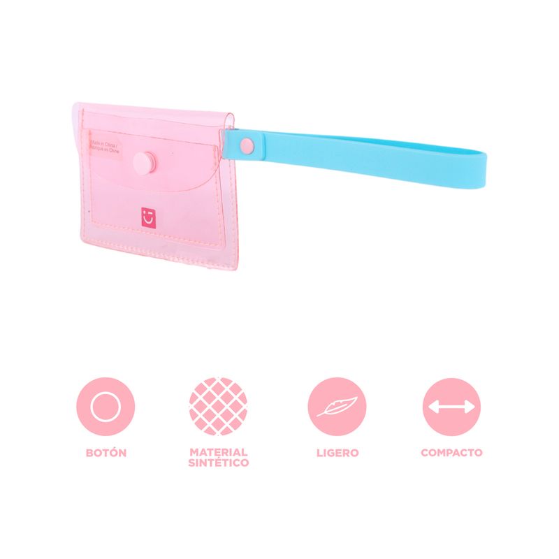 Tarjetero-miniso-serie-clear-plastic-rosa-Miniso-4-27289