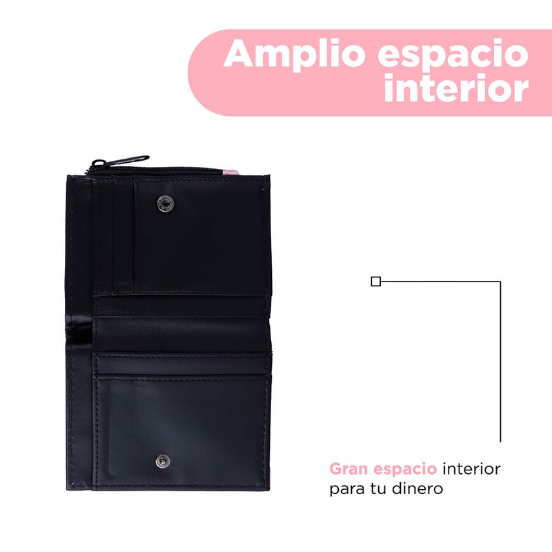 Cartera-de-moda-corta-para-mujer-hologr-fica-rosa-Miniso-5-27349
