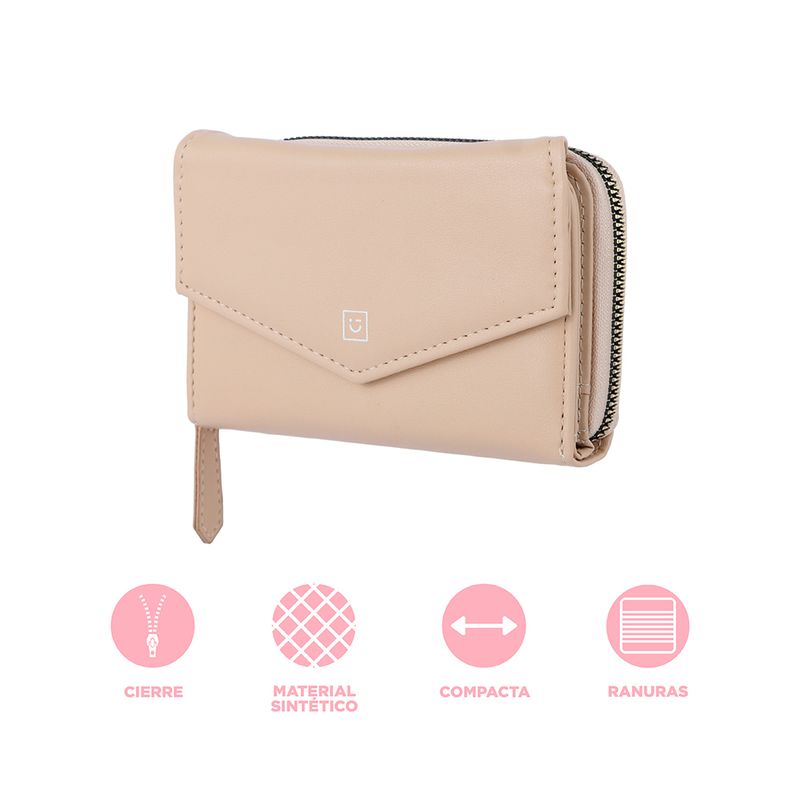 Cartera-corta-para-mujer-miniso-con-solapa-triangular-beige-Miniso-4-27351