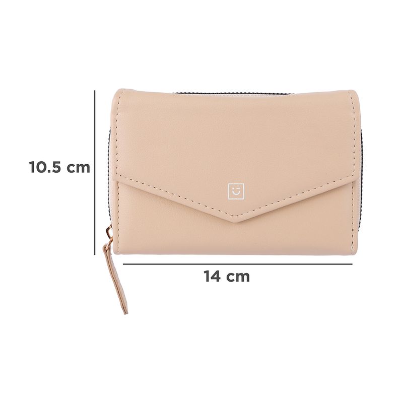 Cartera-corta-para-mujer-miniso-con-solapa-triangular-beige-Miniso-8-27351