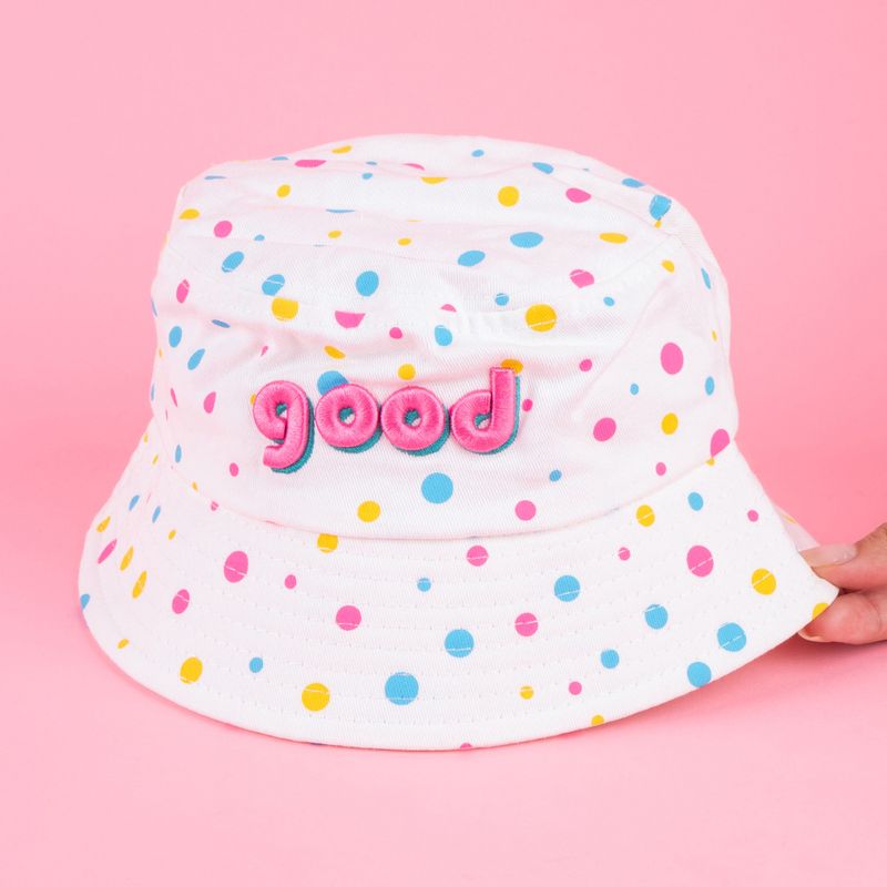 Sombrero-infantil-bucket-puntos-de-colores-blanco-Miniso-2-27352