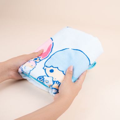 Toalla de baño sanrio little twin stars azul 127cm x 64cm -  Sanrio