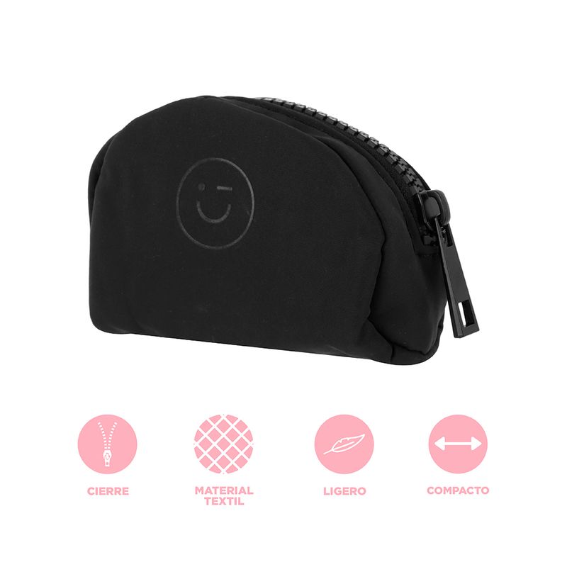 Monedero-miniso-serie-happy-life-semicircular-negro-Miniso-4-27357