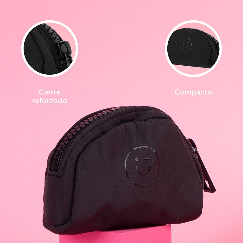 Monedero-miniso-serie-happy-life-semicircular-negro-Miniso-6-27357