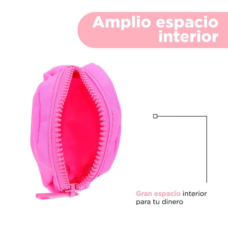 Monedero-miniso-serie-happy-life-semicircular-rosa-Miniso-5-27359