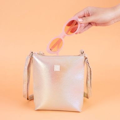 Bolso crossbody miniso serie rainbow holografico -  Miniso