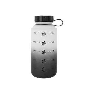 Tomatodo de plástico degradado serie blanco y negro 1000 ml -  Miniso