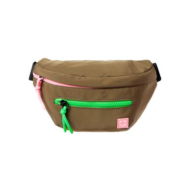 Bolso estilo cangurera miniso serie camping verde -  Miniso