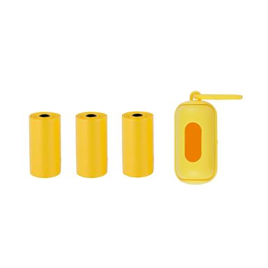 Juego de bolsas portatiles 3x20 piezasamarillo serie macaron 2.0 -  Miniso