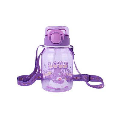 Tomatodo de plástico care bears tritan para ninos con correa 600 ml purpura -  Care Bears
