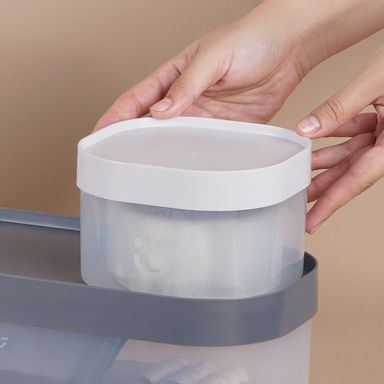 Organizador de plástico serie gris pequeña gris claro -  Silver Gray