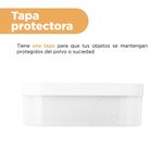 Organizador-de-pl-stico-serie-gris-grande-gris-claro-Silver-Gray-7-27699