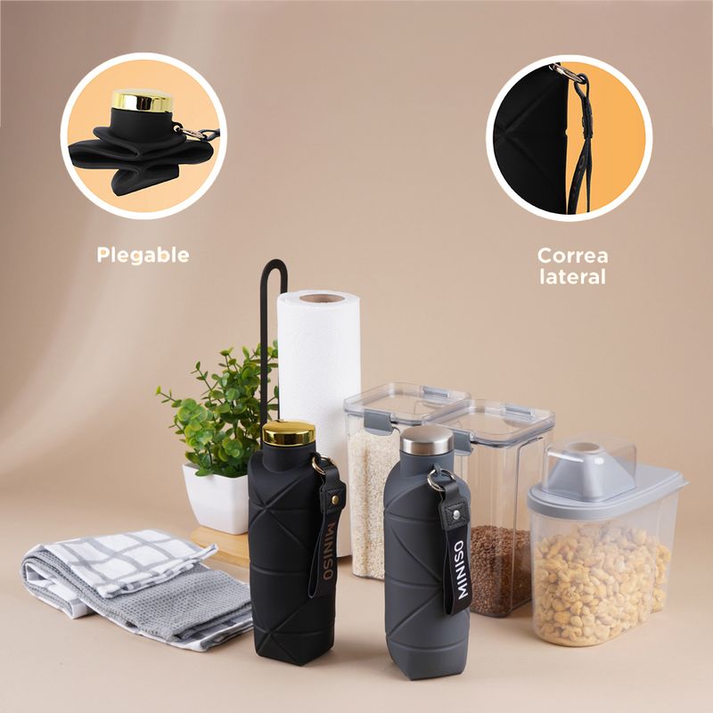 Tomatodo-de-pl-stico-botella-plegable-de-silicona-port-til-serie-silver-grey-de-700-ml-negro-Silver-Gray-7-27721