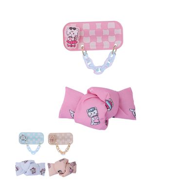 Set de accesorios para cabello serie mikko moño acolchado 2pzas -  Mikko