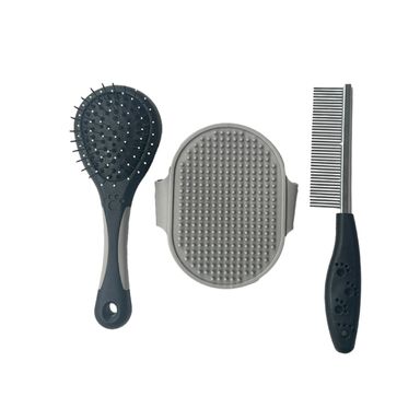 Kit de cepillos grises 3 uds -  Silver Gray