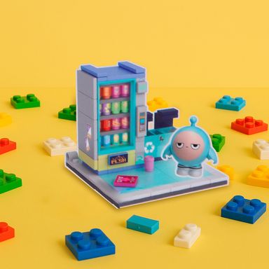 Bloques azul serie egg party -  Egg Party