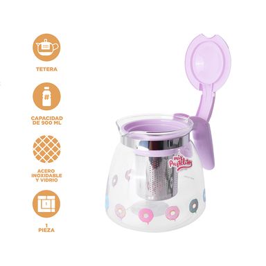 Tetera mis pastelitos teapot 900ml -  Mis Pastelitos