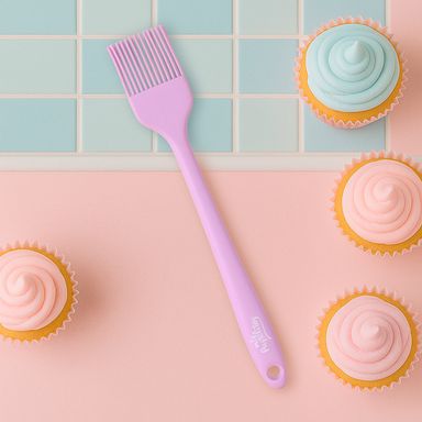 Cepillo pequeño de silicona serie mis pastelitos purpura -  Mis Pastelitos
