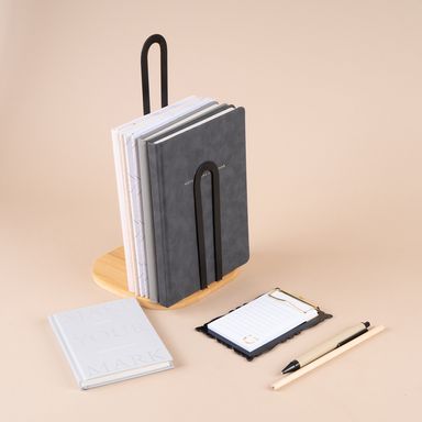 Cuaderno portapapeles serie silver gray -  Silver Gray