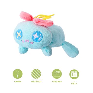 Cartuchera de peluche scrump serie lilo & stitch -  Stitch Dinner Party