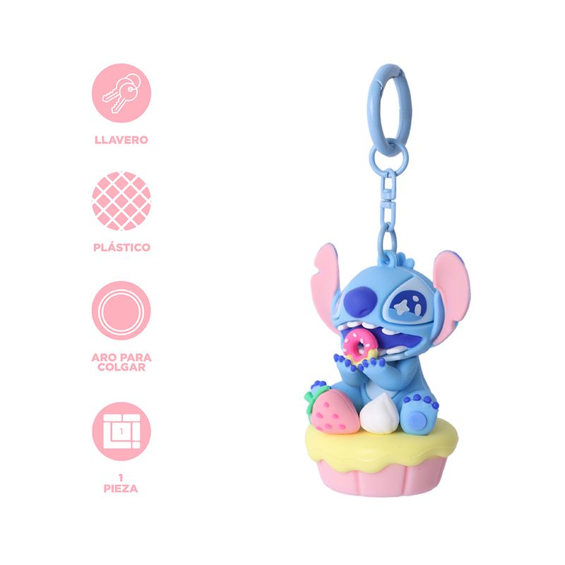 Llavero-3d-stitch-dinner-party-pastel-de-fresa-stitch-Stitch-Dinner-Party-4-27964
