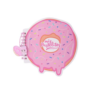 Donut libro encuadernado con alambre 80 hojas serie mis pastelitos -  Mis Pastelitos