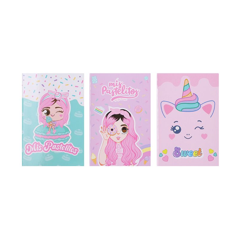 Set-de-libros-peque-os-encuadernados-con-puntadas-3x24-hojas-serie-mis-pastelitos-Mis-Pastelitos-1-27882
