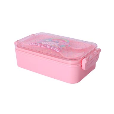Taper para alimentos mis pastelitos series 470ml rosa -  Mis Pastelitos