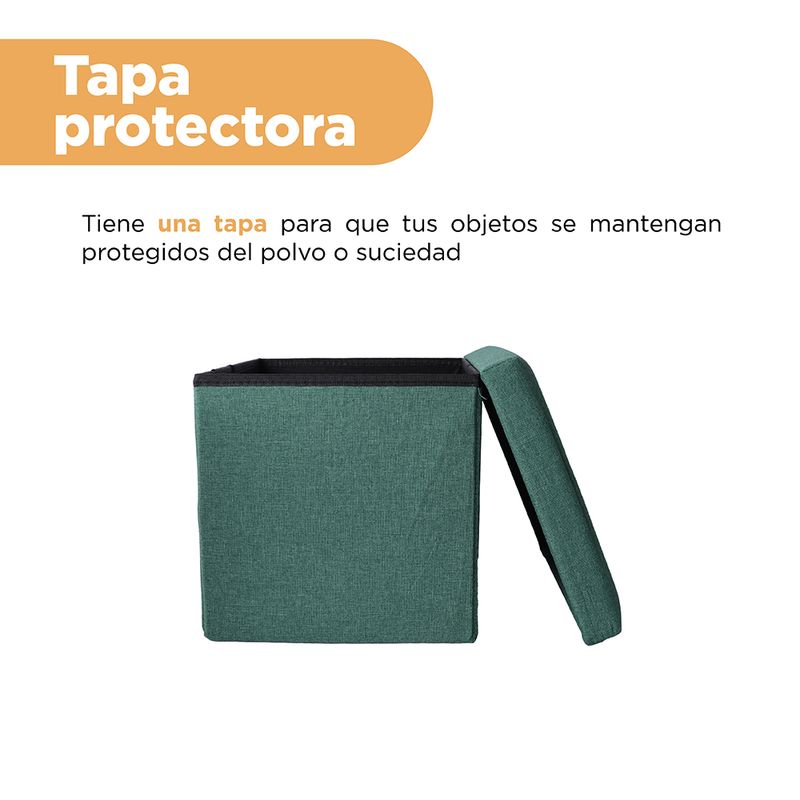 Organizador-de-tela-caja-de-almacenamiento-plegable-cuadrada-verde-Miniso-6-28260