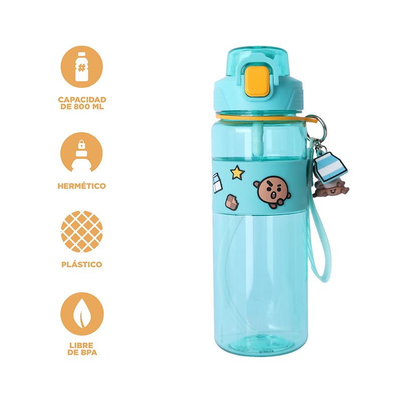 Tomatodo-de-pl-stico-de-la-colecci-n-bt21-con-correa-y-funda-800-ml-shooky-aqua-BT21-3-28266