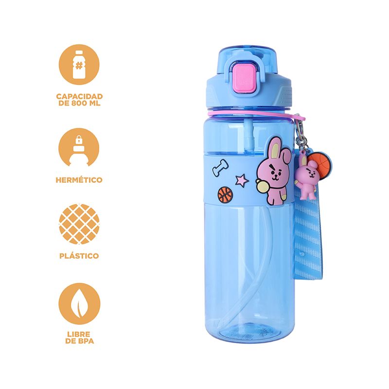 Tomatodo-de-pl-stico-de-la-colecci-n-bt21-con-correa-y-funda-800-ml-cooky-azul-BT21-3-28269