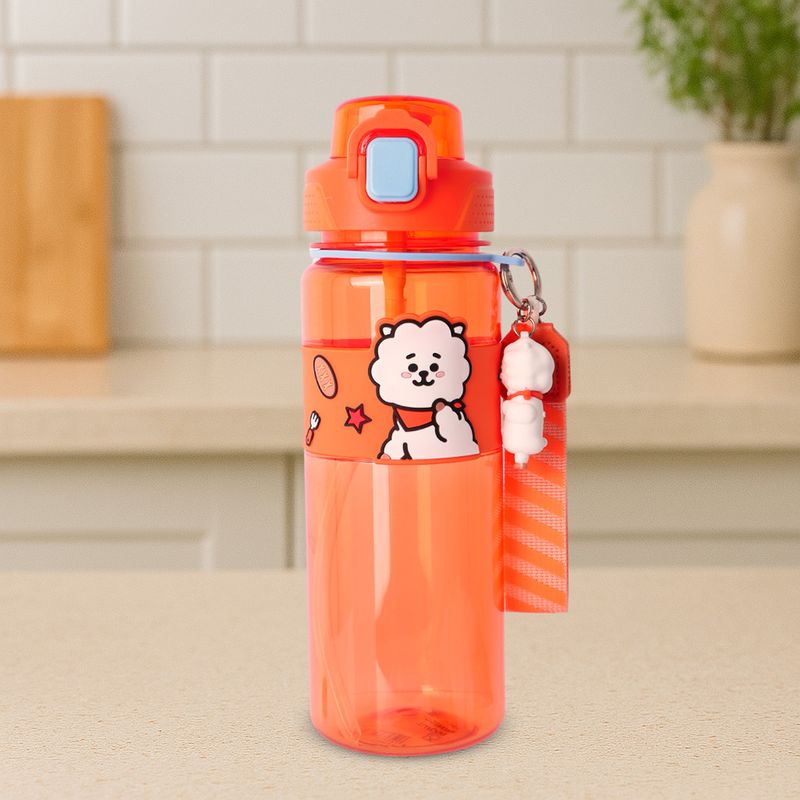 Tomatodo-de-pl-stico-de-colecci-n-bt21-con-correa-y-funda-800-ml-rj-naranja-BT21-2-28271