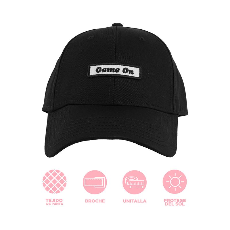 Gorra-de-b-isbol-miniso-game-on-negro-Miniso-5-28393