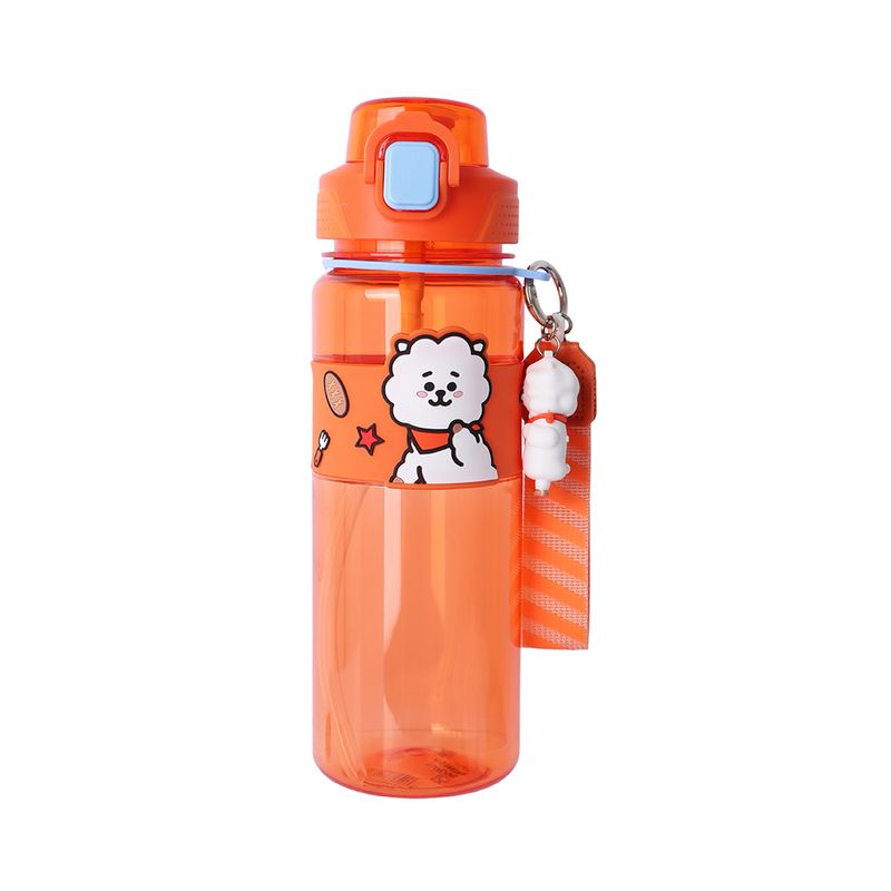 Tomatodo-de-pl-stico-de-colecci-n-bt21-con-correa-y-funda-800-ml-rj-naranja-BT21-1-28271
