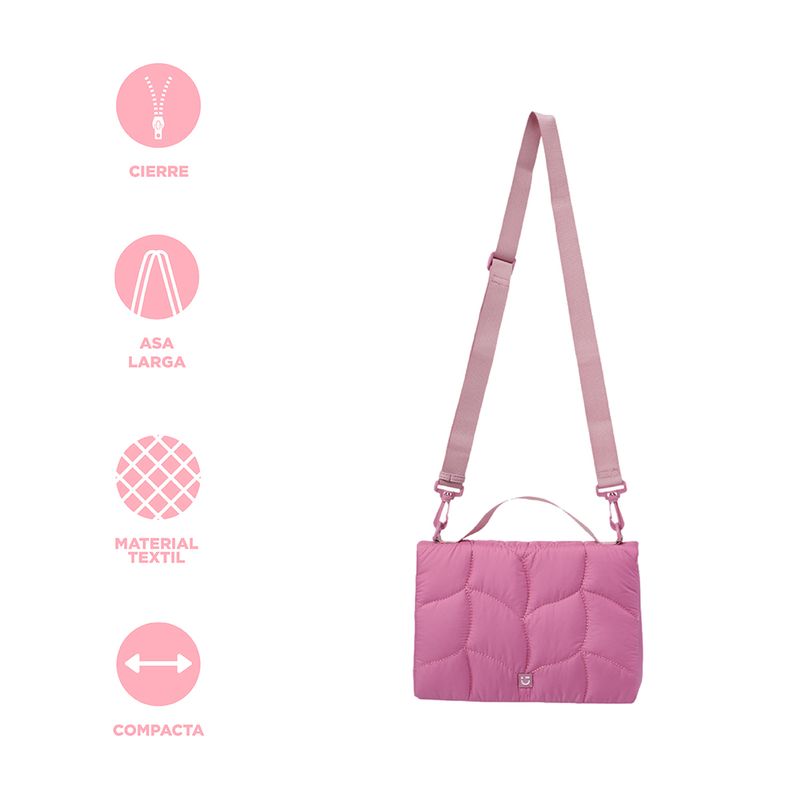 Bolso-crossbody-miniso-serie-hojas-acolchado-rosa-Miniso-3-28153