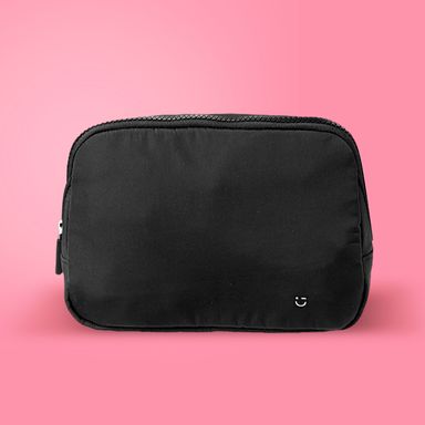 Bolso estilo cangurera miniso serie sporty elegance negro -  Miniso