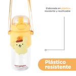 Tomatodo-de-pl-stico-de-agua-con-tapa-y-sorbete-600-ml-pompompurin-serie-sanrio-color-amarillo-Sanrio-7-28191