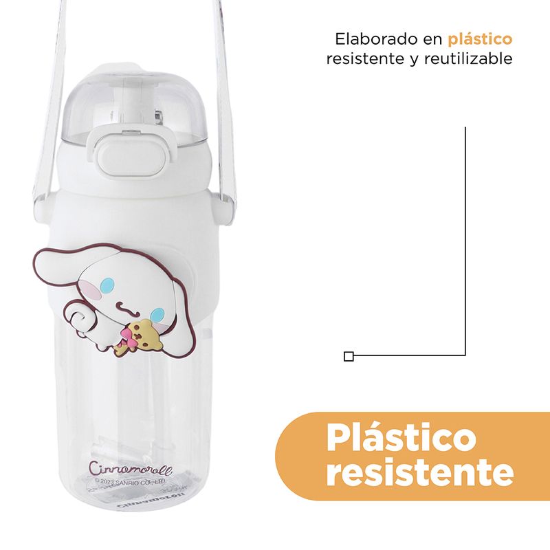 Tomatodo-de-pl-stico-de-agua-con-tapa-y-sorbete-600-ml-cinnamoroll-serie-sanrio-color-blanco-Sanrio-6-28193