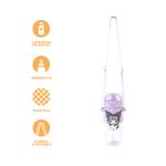 Tomatodo-de-pl-stico-de-agua-con-tapa-y-sorbete-600-ml-kuromi-serie-sanrio-color-morado-Sanrio-4-28194