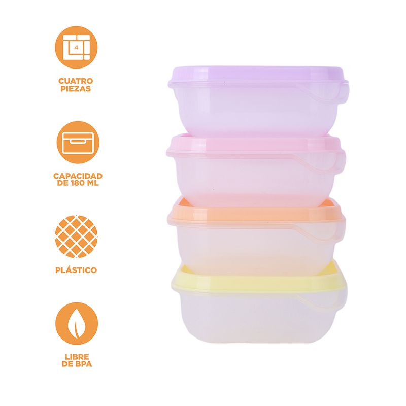 Taper-de-alimentos-de-colecci-n-colorida-cuadrado-4-piezas-180-ml-Miniso-5-28206