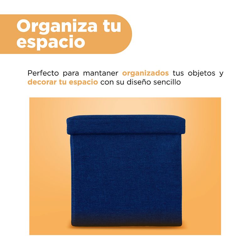 Organizador-de-tela-caja-de-almacenamiento-otomana-plegable-cuadrada-azul-Miniso-4-28261