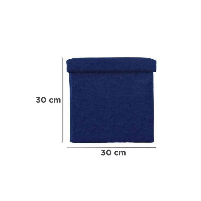 Organizador-de-tela-caja-de-almacenamiento-otomana-plegable-cuadrada-azul-Miniso-7-28261
