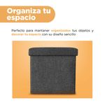 Organizador-de-tela-caja-de-almacenamiento-otomana-plegable-cuadrada-gris-Miniso-4-28262