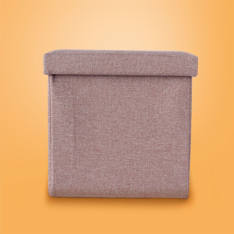 Organizador-de-tela-caja-de-almacenamiento-plegable-cuadrada-marron-Miniso-2-28263