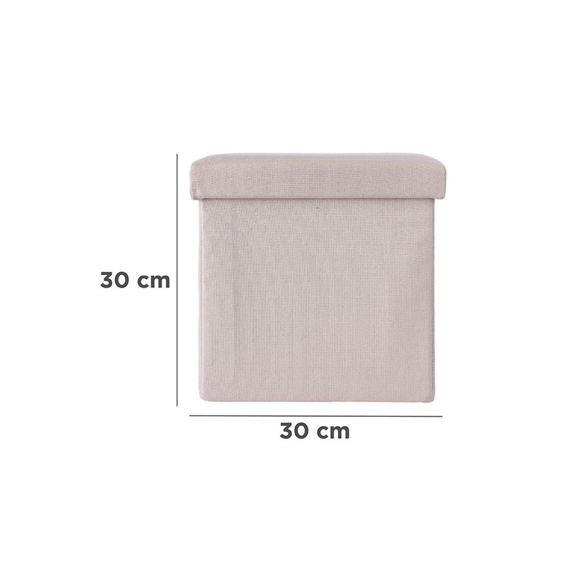 Organizador-de-tela-caja-de-almacenamiento-plegable-cuadrada-beige-Miniso-6-28264
