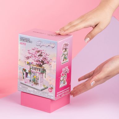 Bloques flor paisaje urbano sakura serie mini family -  Mini Family