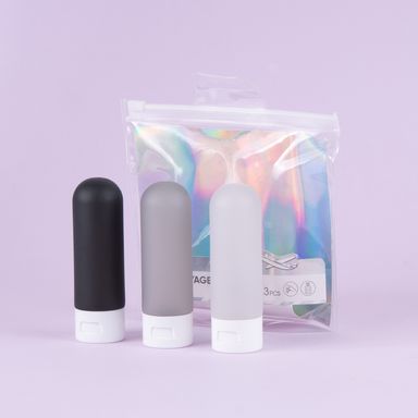 Botellas de viaje redondas para artículos de tocador 3 piezas serie miniso -  Miniso